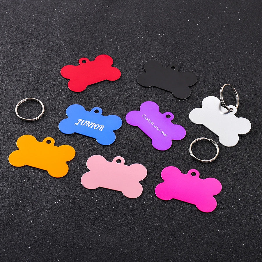 Personalized Bone-Shaped Dog ID Tag