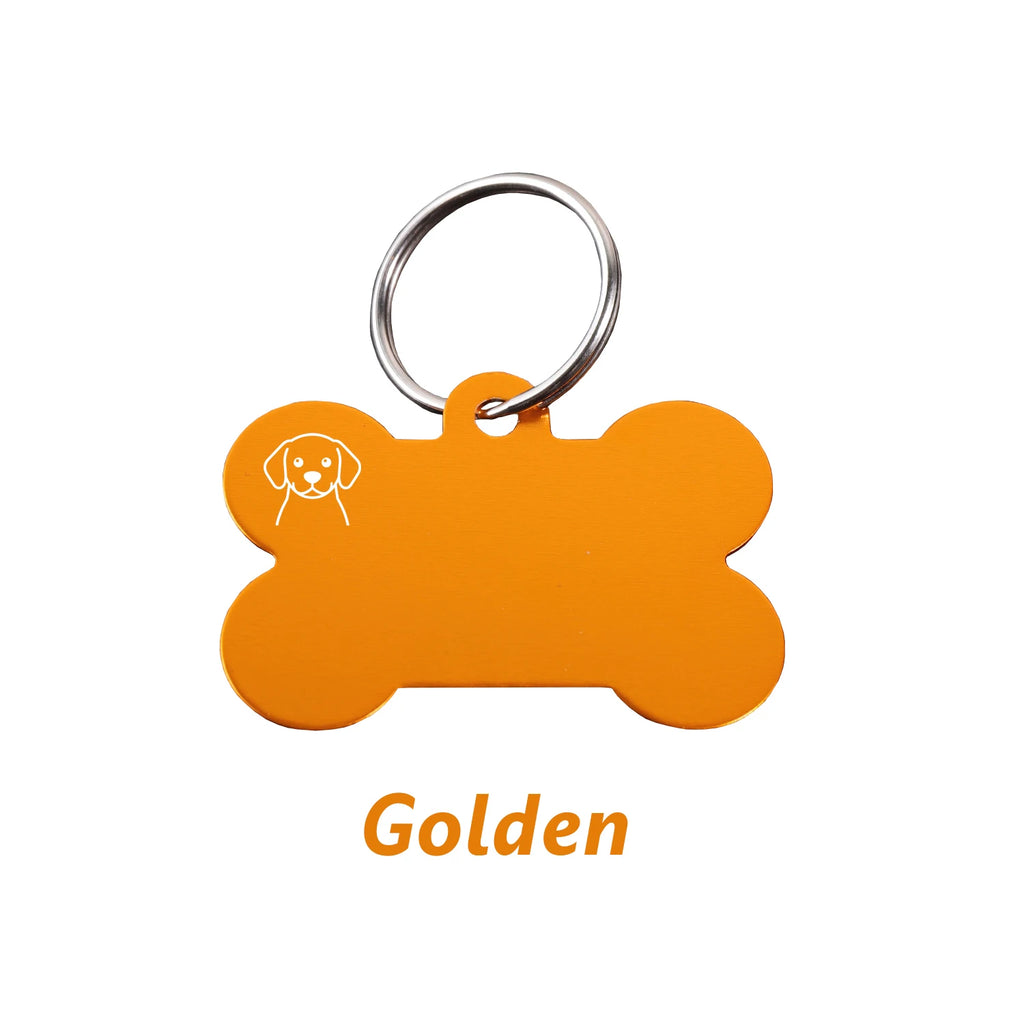 Personalized Bone-Shaped Dog ID Tag