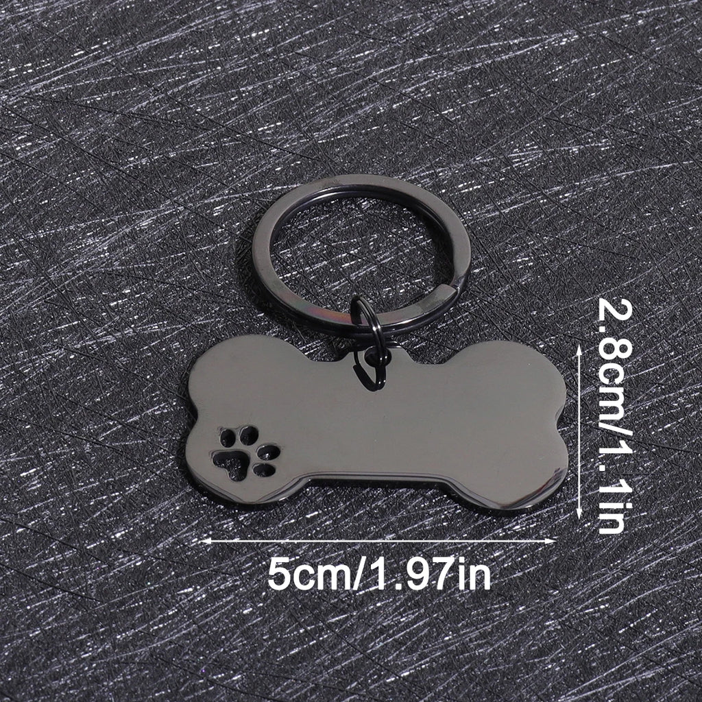 Personalized Bone-Shaped Dog ID Tag