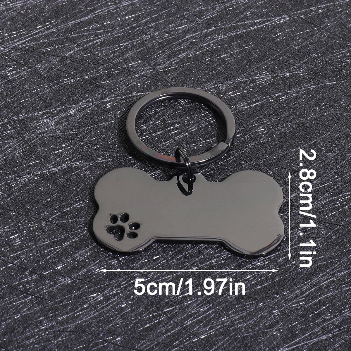 Personalized Bone-Shaped Dog ID Tag