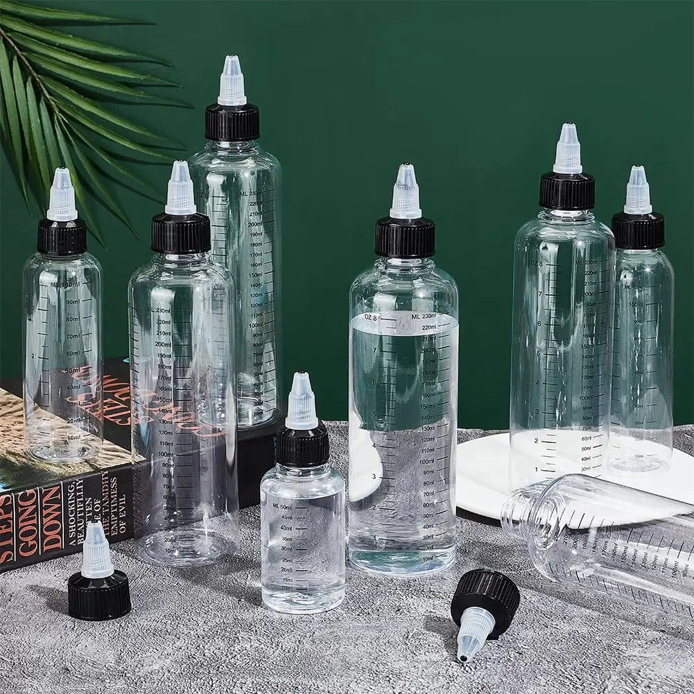Clear Twist-Top Dispensing Bottles