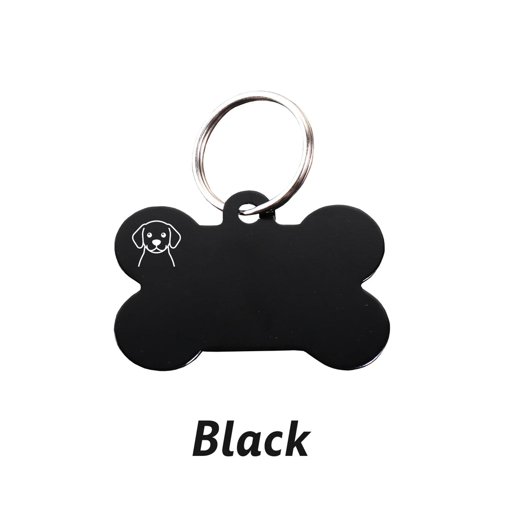 Personalized Bone-Shaped Dog ID Tag
