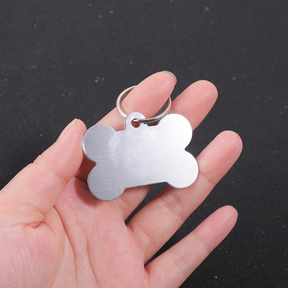 Personalized Bone-Shaped Dog ID Tag