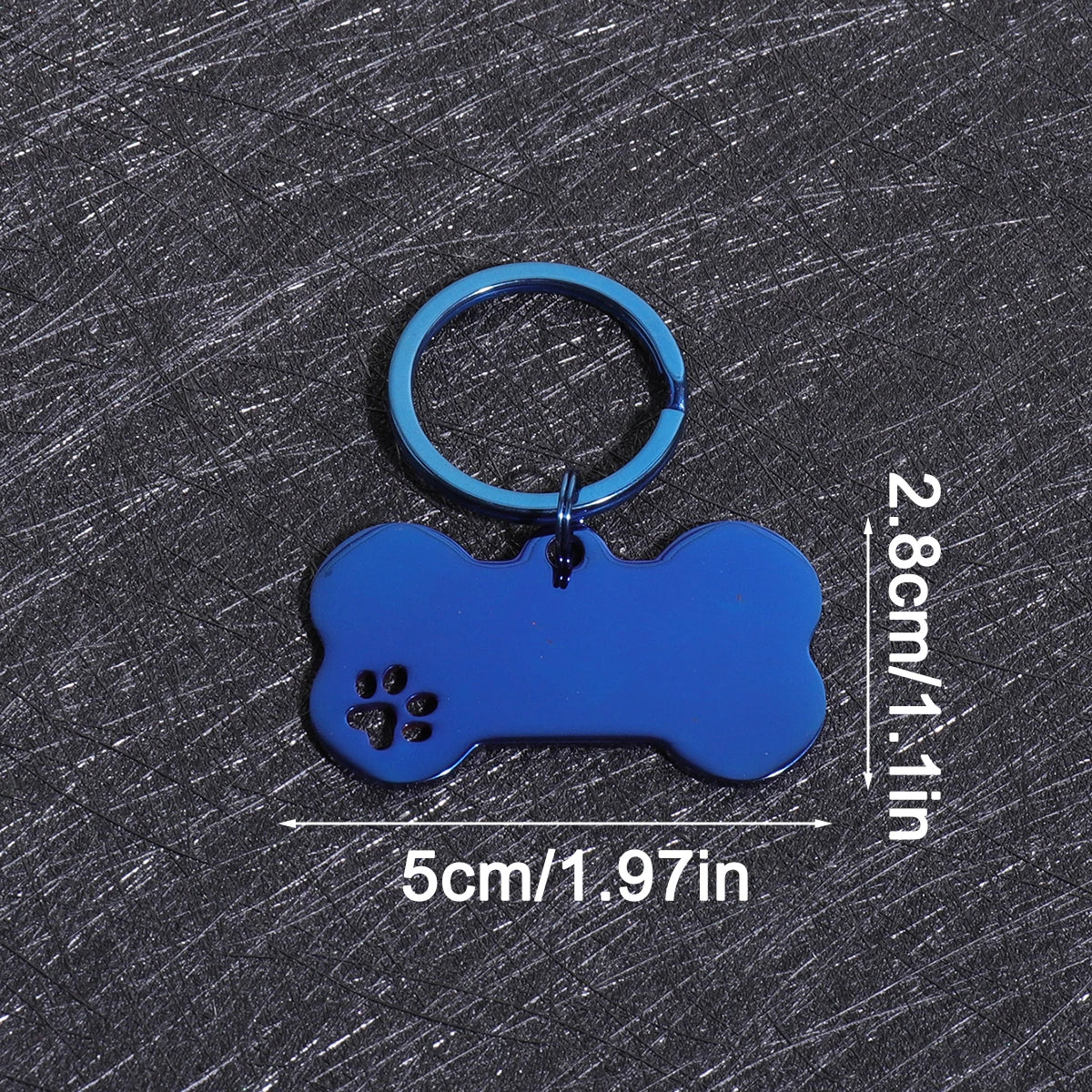 Personalized Bone-Shaped Dog ID Tag