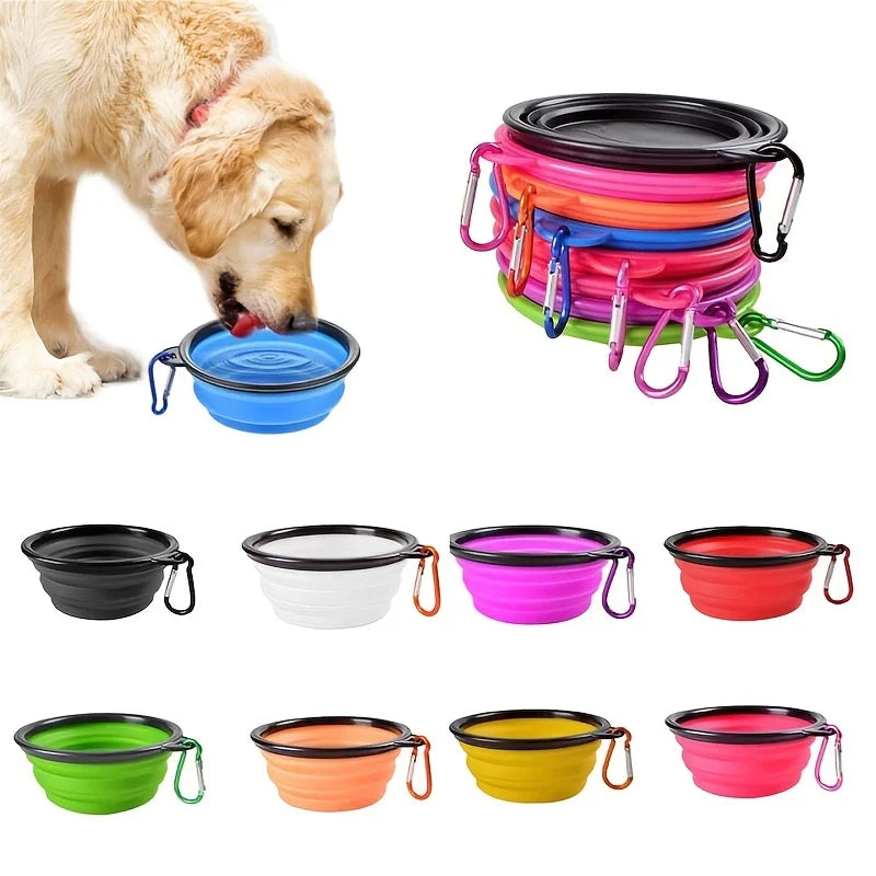 Collapsible Pet Travel Bowl — 350 ml