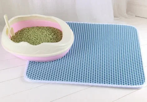 Double-Layer Cat Litter Mat