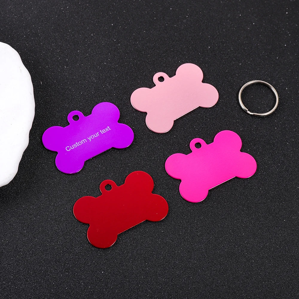 Personalized Bone-Shaped Dog ID Tag
