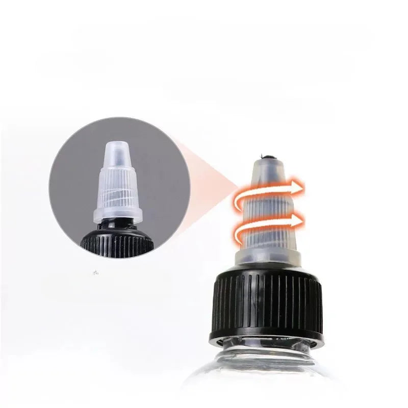 Clear Twist-Top Dispensing Bottles
