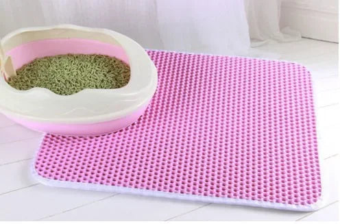Double-Layer Cat Litter Mat